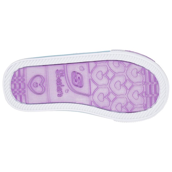 NWT Skechers Light Up Twinkle Toe Pom Daisy Shoes - Picture 6 of 9